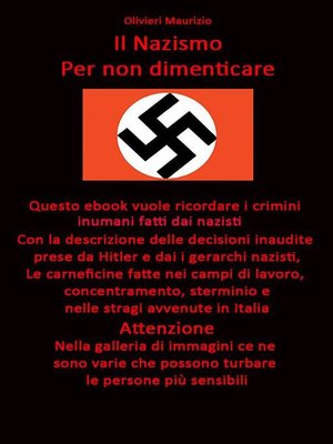 cover image of Il nazismo. Per non dimenticare